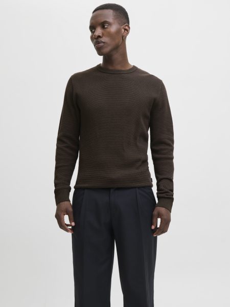 Jack - Jones Jjeglobe Knit Crew Neck Noos Trui Delicioso