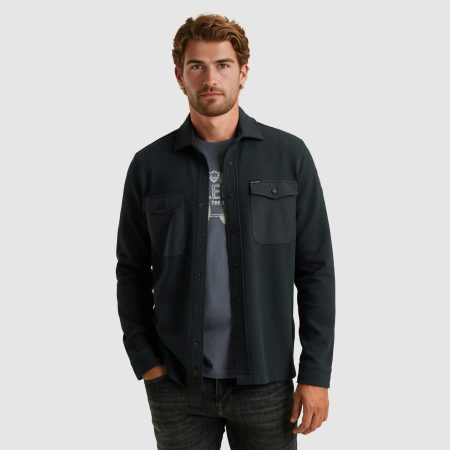 Pme Legend The Jones Jersey Waffle/overshirt 2 Psi2511246 Overshirt 5282 Carbon