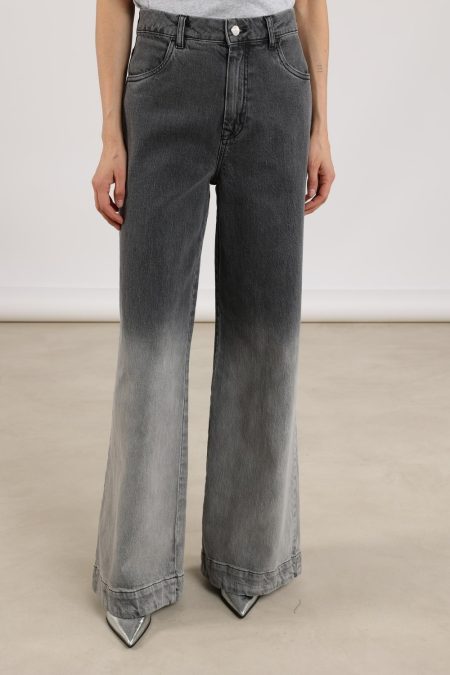 Nukus Abby Pants Denim Nkf09050 Loose Fit 299 Grey Denim