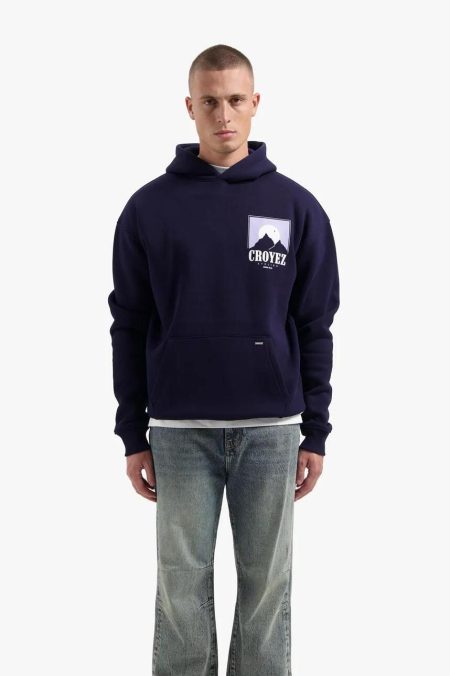 Croyez Homme Slopes Hoodie Cr1-fw25-41 Hoodies 2302 Navy