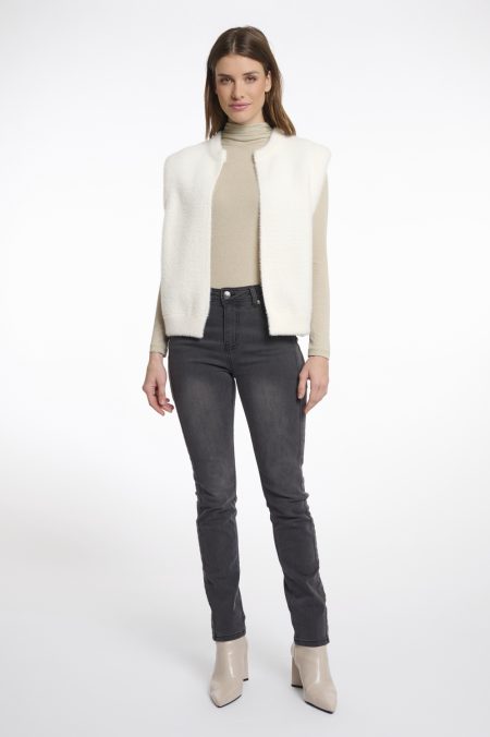 Rino & Pelle Elona Short Waistcoat Gilets Snow White