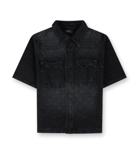 Bandana Jacquard Camp Shirt - XL