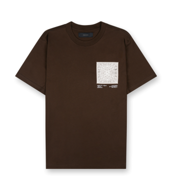 Bandana Silk Tee Brown - XL