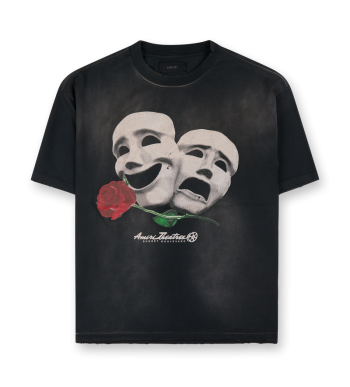 Theatre Masks Tee Black - XL