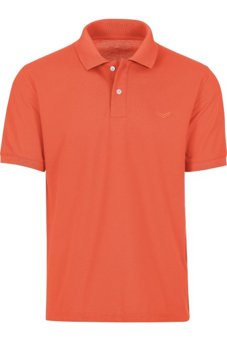 TRIGEMA Polo shirt Korte mouw Perzik