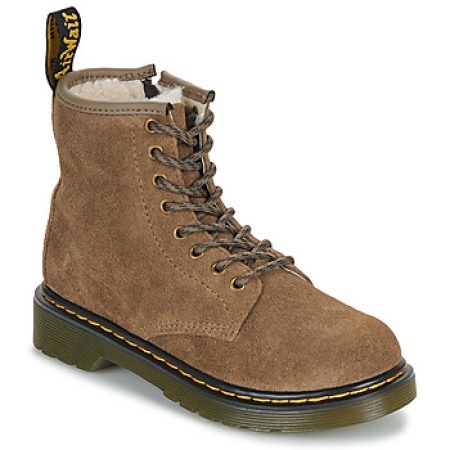 Laarzen Dr. Martens 1460 Serena J Dark Khaki Bronx Suede"