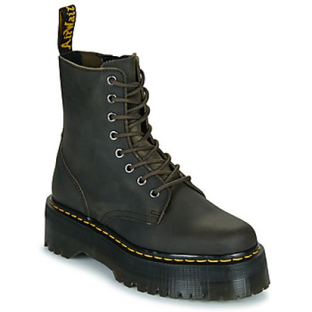 Laarzen Dr. Martens Jadon Charcoal Grey Burnished Waxy Pull Up"