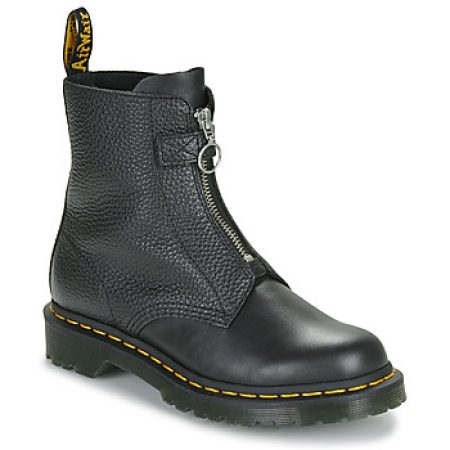 Laarzen Dr. Martens 1460 Pascal Frnt Zip Black Wanama Black Milled Nappa"