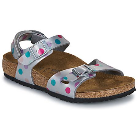 Sandalen BIRKENSTOCK Rio AS Kids BF Elec. Metallic SilverDots"