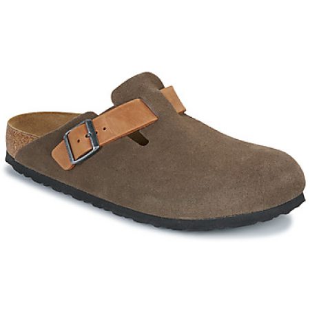 Klompen BIRKENSTOCK Boston LEVE/LEOI Concrete Gray"