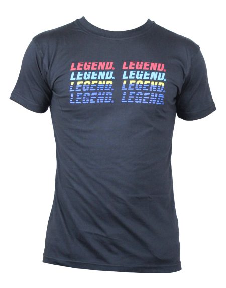 Legend Sports T-shirt regenboog kids/volwassenen 100% bio katoen