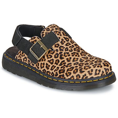 Klompen Dr. Martens Jorge II Mule Light Tan+Black Leopard"