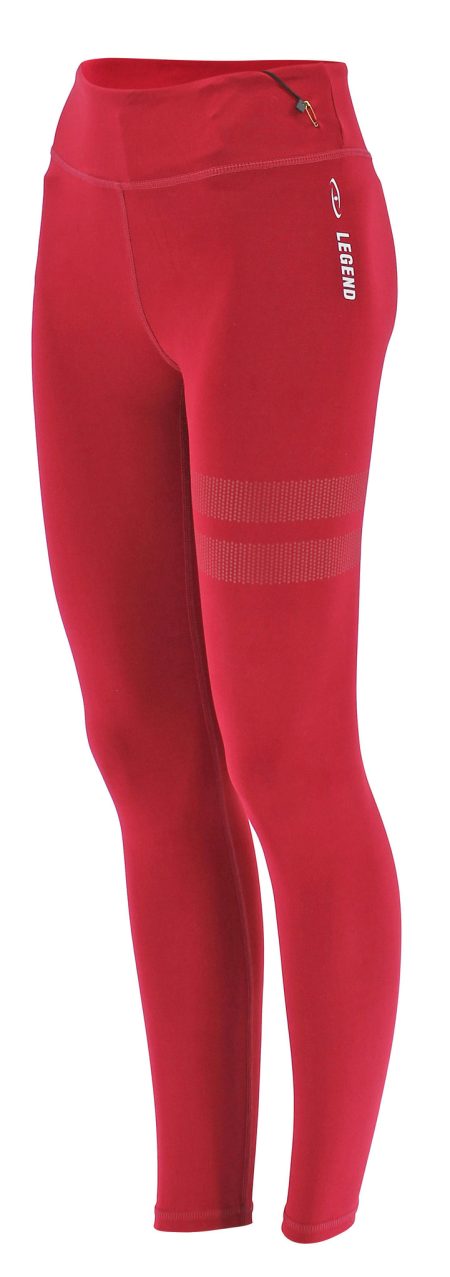 Legend Sports Sportlegging red with white