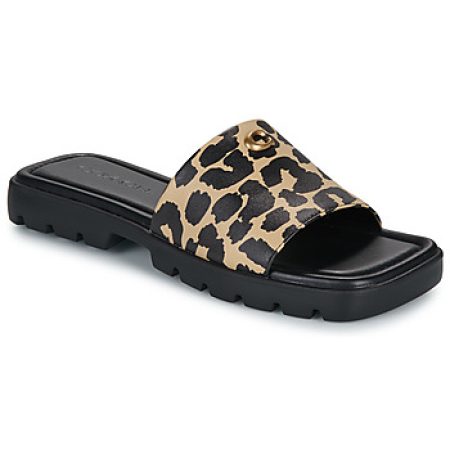 Slippers Coach FLORENCE LEOPARD PRINT SANDAL"
