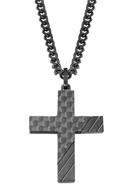 s.Oliver Kruisketting 2022635 met zirkoon (synthetisch)