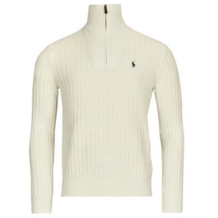 Trui Polo Ralph Lauren PULL 1/2 ZIP EN LAINE MELANGE"