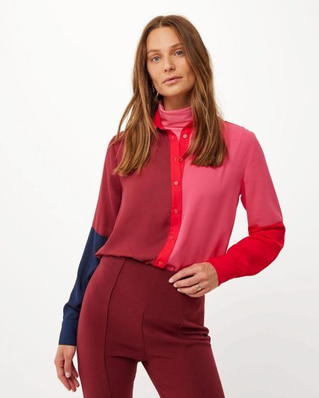 Colorblock blouse Multicolor