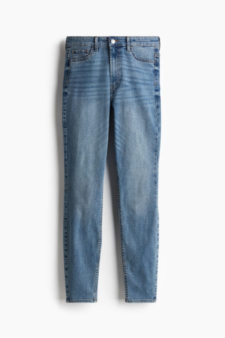 H & M - Ultra High Ankle Jegging - Blauw
