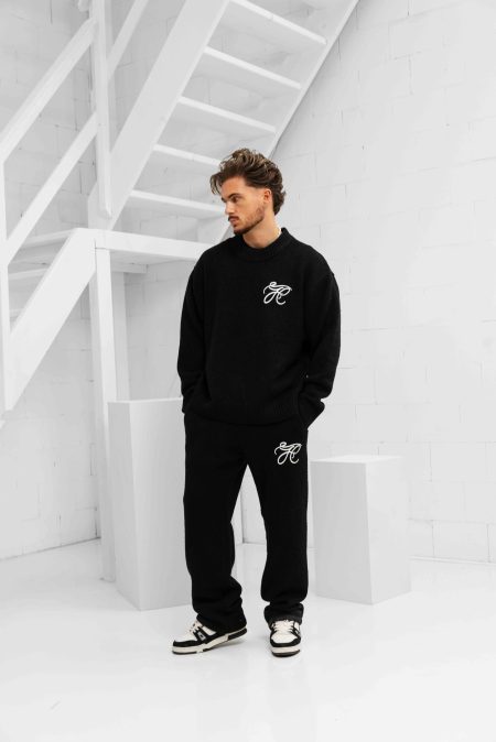 Jorcustom Signature Knit Trainigspak Heren Zwart - Maat XS - Kleur: Zwart | Soccerfanshop