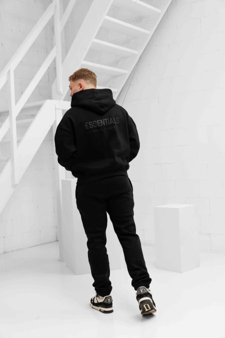 Cou7ure Essentials Rubber Trainingspak Heren Zwart - Maat XL - Kleur: Zwart | Soccerfanshop