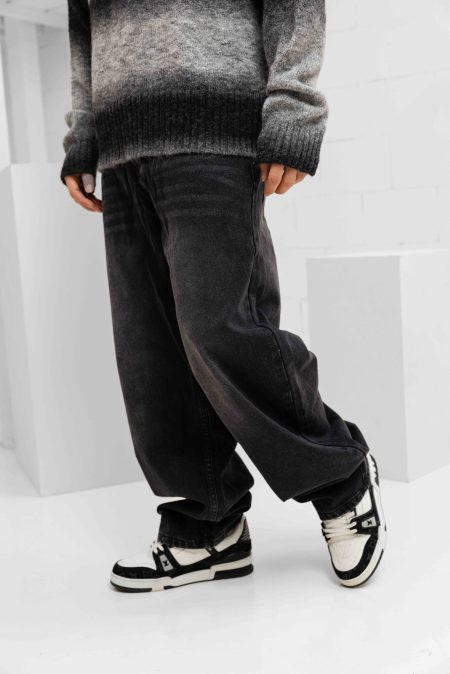 Project x Paris Barrel Fit Jeans Heren Zwart - Maat S - Kleur: Zwart | Soccerfanshop