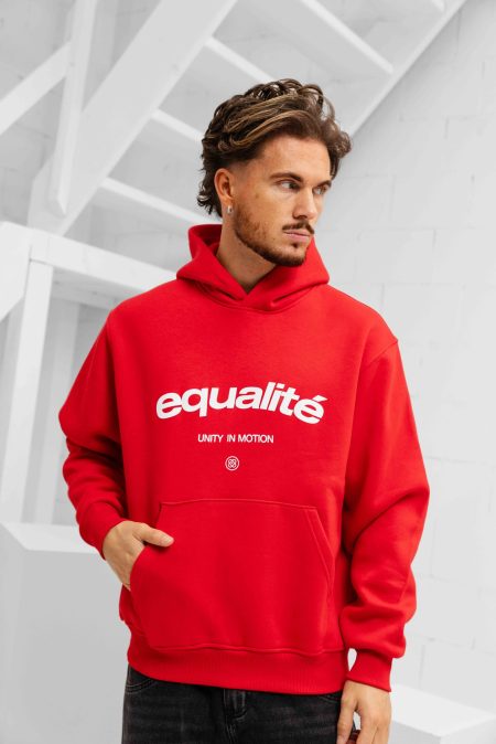 Equalité Celeste Hoodie Heren Rood - Maat XL - Kleur: Rood | Soccerfanshop
