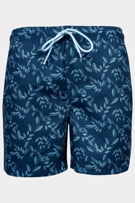 Baileys Zwembroek Blauw Swimshort allover printed "2- 411006/69