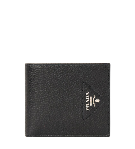 Logo-plaque Leather Wallet Black - O/S