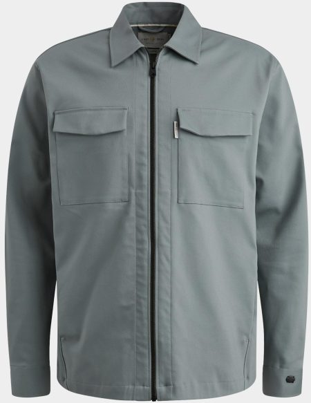 Cast Iron Casual hemd lange mouw Grijs LONG SLEEVE SHIRT Tech Stretc CSI2508204/9096