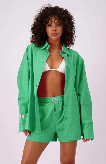 Black Bananas Classic Blouse Dames Groen - Maat M - Kleur: Groen | Soccerfanshop