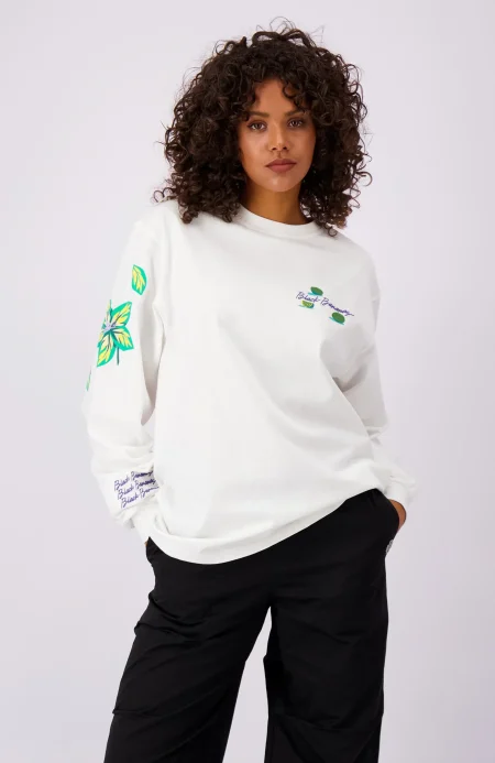 Black Bananas Mojito Longsleeve Shirt Dames Wit - Maat L - Kleur: Wit | Soccerfanshop