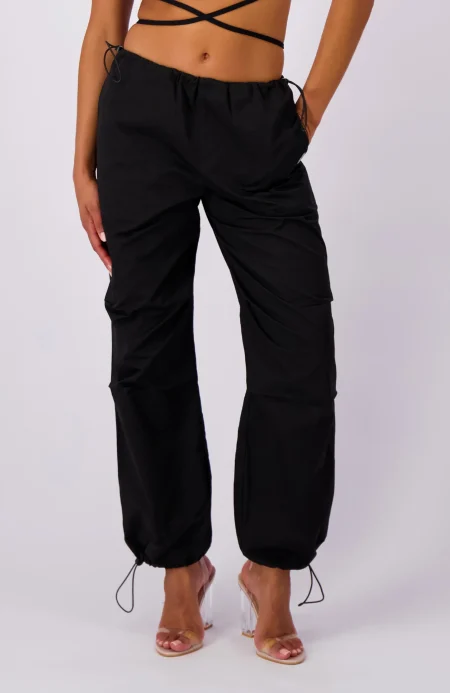 Black Bananas Parachute Broek Dames Zwart - Maat S - Kleur: Zwart | Soccerfanshop