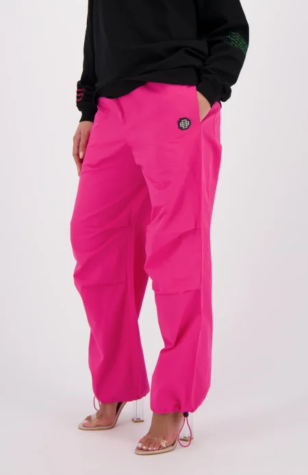 Black Bananas Parachute Broek Dames Roze - Maat S - Kleur: Roze | Soccerfanshop