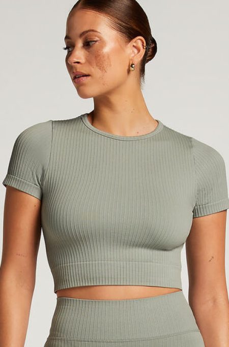 Hunkemöller HKMX Sport cropped top Seamless Groen