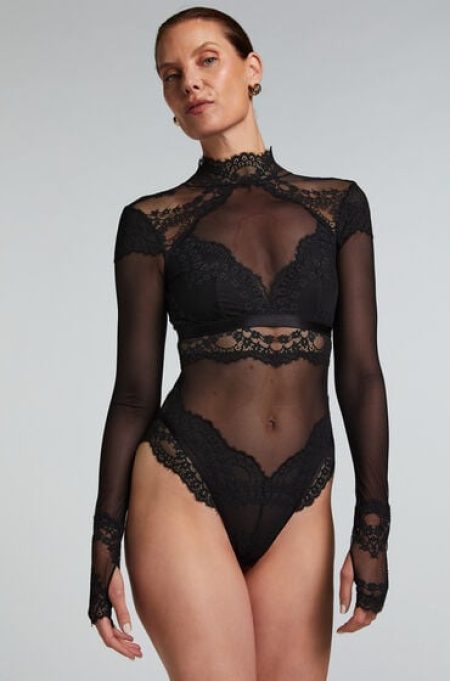 Hunkemöller Body Daisy Zwart