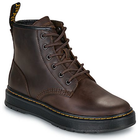 Laarzen Dr. Martens Brookline Chukka 6 Eye Boot Dark Brown Crazy Horse"