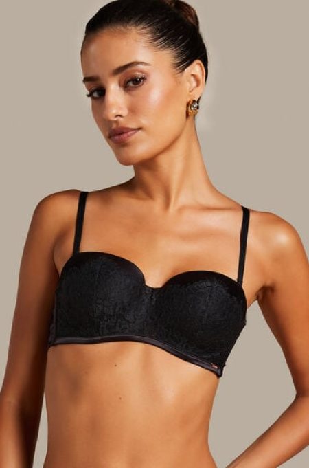 Hunkemöller Voorgevormde strapless beugel bh Chalice Zwart