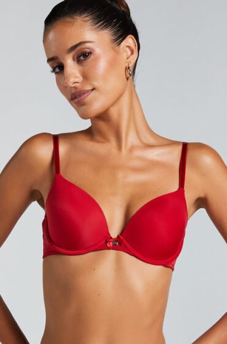 Hunkemöller Voorgevormde beugel bh Plunge Rood