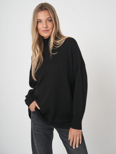 Relaxed fit trui van extra fijne merinowol