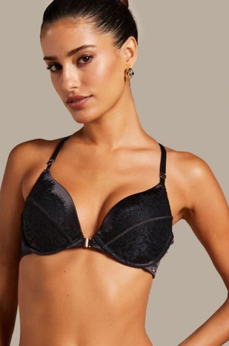 Hunkemöller Voorgevormde push-up beugel bh Chalice Zwart