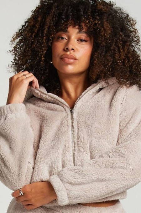 Hunkemöller Top Fleece Grijs