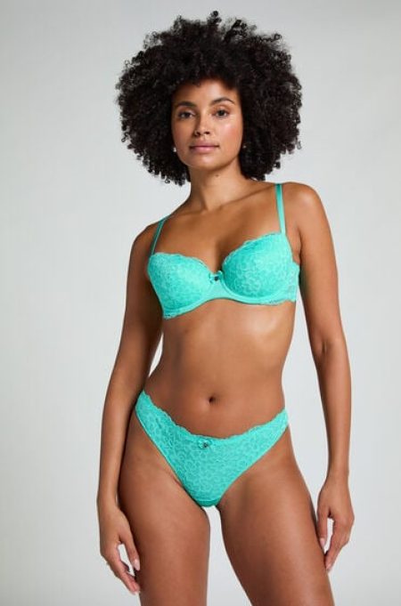 Hunkemöller String Marine Groen