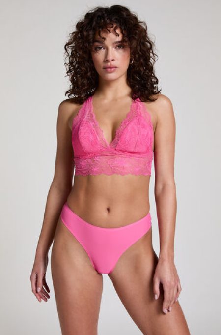 Hunkemöller Invisible brazilian Lace Back Roze