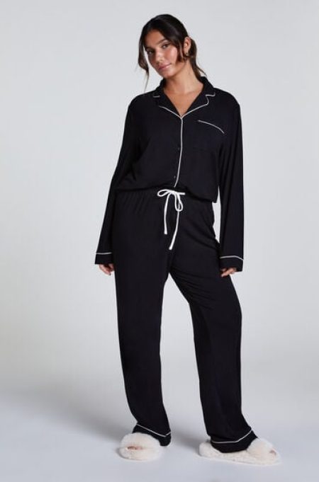 Hunkemöller Broek Jersey Essential Zwart