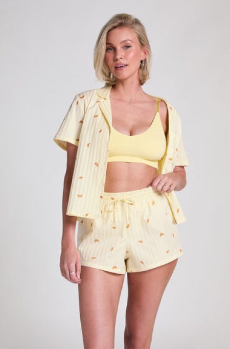 Hunkemöller Shorts Katoen Geel