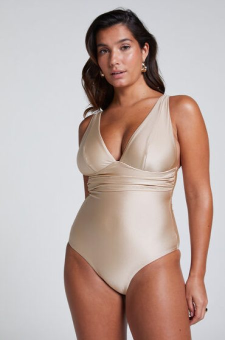 Hunkemöller Badpak Shaping Luxe Beige