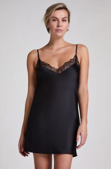 Hunkemöller Slipdress Lace Zwart