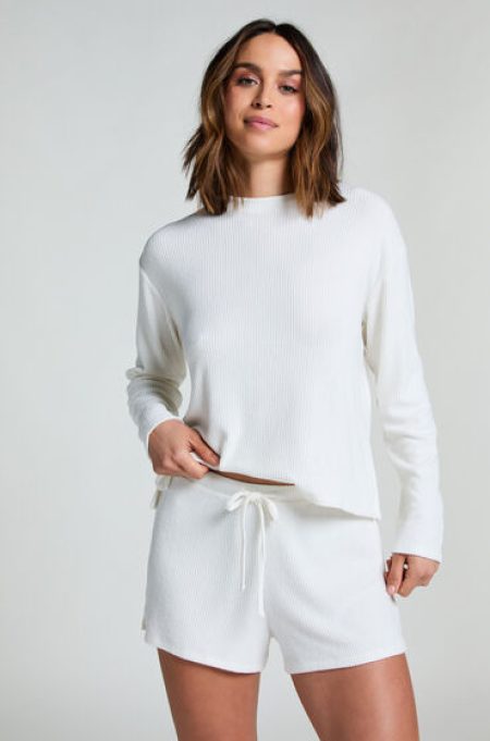 Hunkemöller Shorts Rib Wit