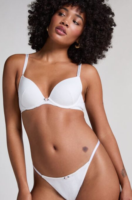 Hunkemöller Voorgevormde beugel bh Pointelle Wit