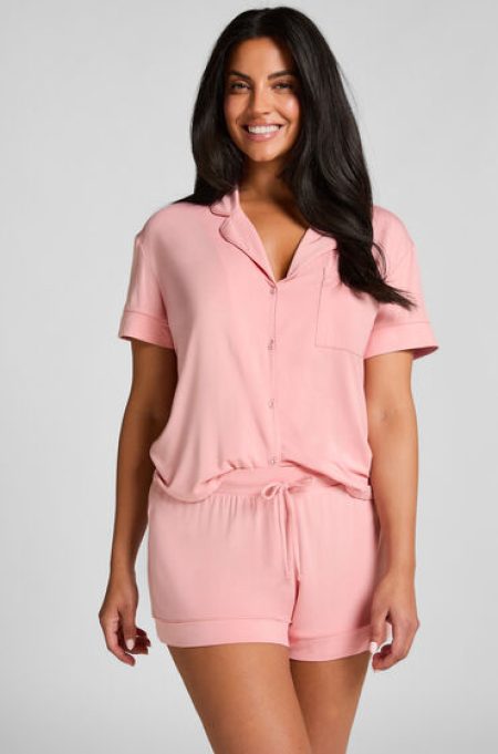 Hunkemöller Shorts Jersey Essential Roze